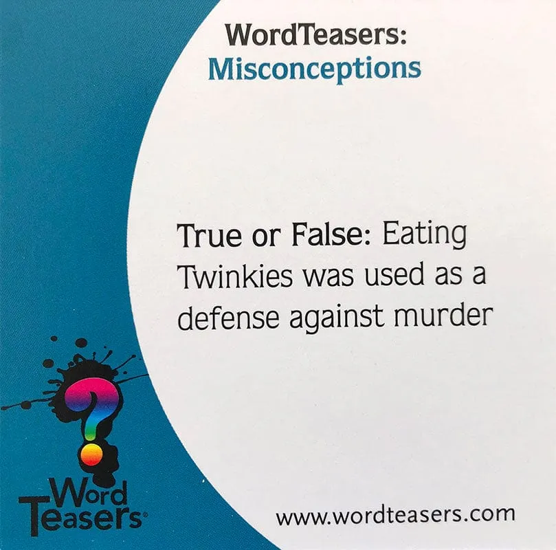 Word Teasers | Misconceptions